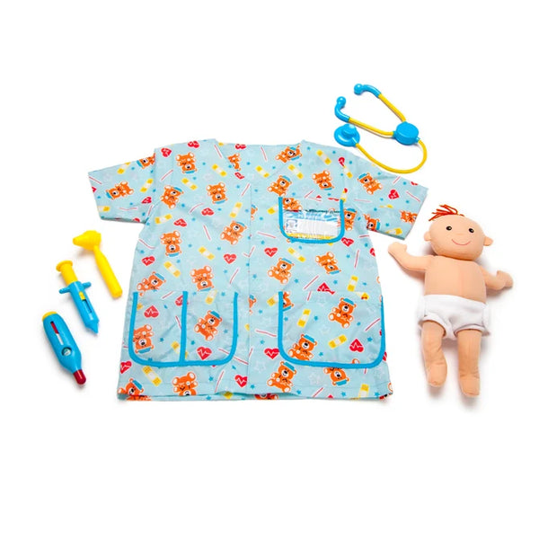 Melissa & Doug Pediatric Nurse Role Play Costume Set
