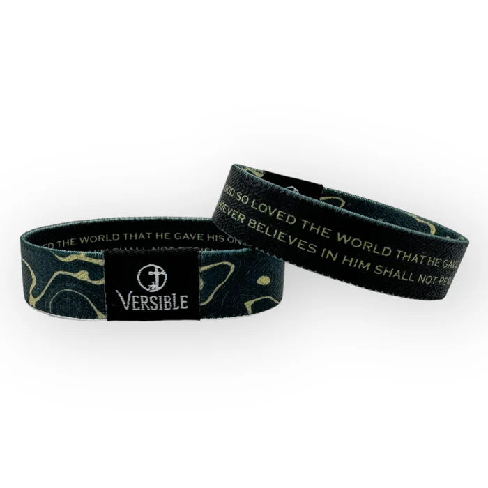 Versible Bracelet - Gold Vein - John 3:16