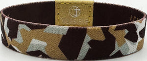 Versible Bracelet - Team Camo - Black & Gold - Phil. 4:13