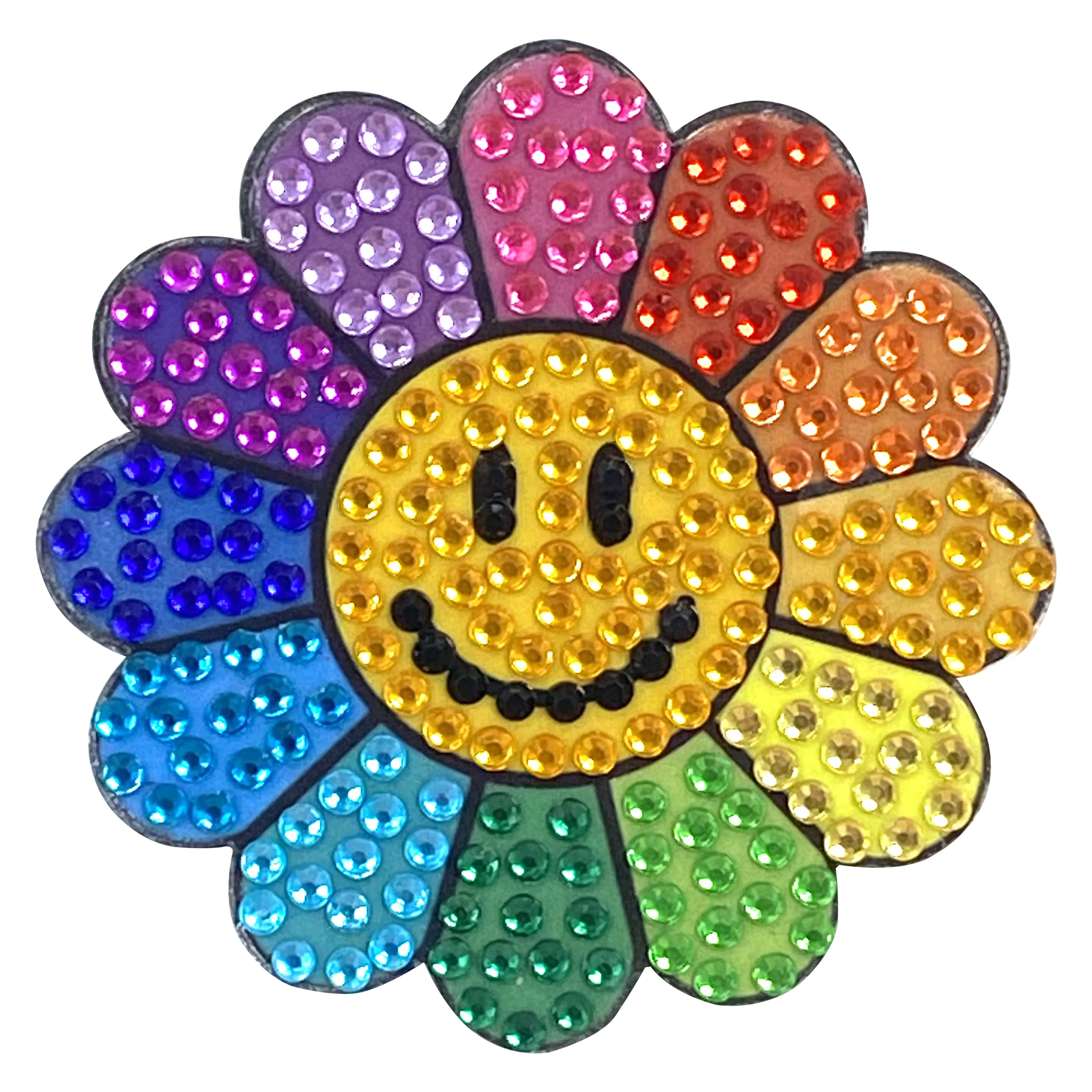 Rainbow Daisy StickerBean