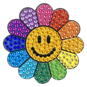 Rainbow Daisy StickerBean