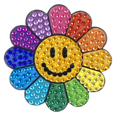 Rainbow Daisy StickerBean
