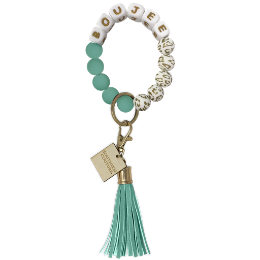 Boujee Beaded Bracelet Key Chain