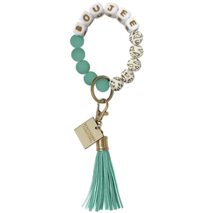 Boujee Beaded Bracelet Key Chain
