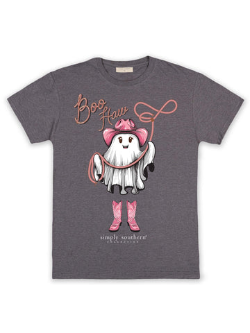 BooHaw SS Tee - Iron Heather (Final Sale)