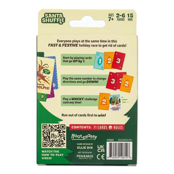 Santa Shuffle - Christmas Card Game