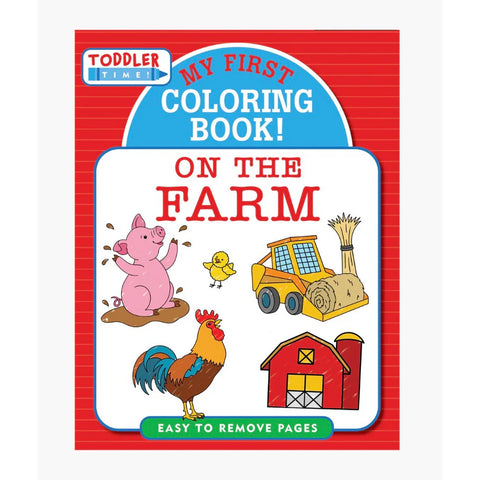 On the Farm My First Coloring Book