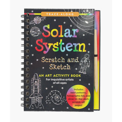 Solar System Scratch and Sketch