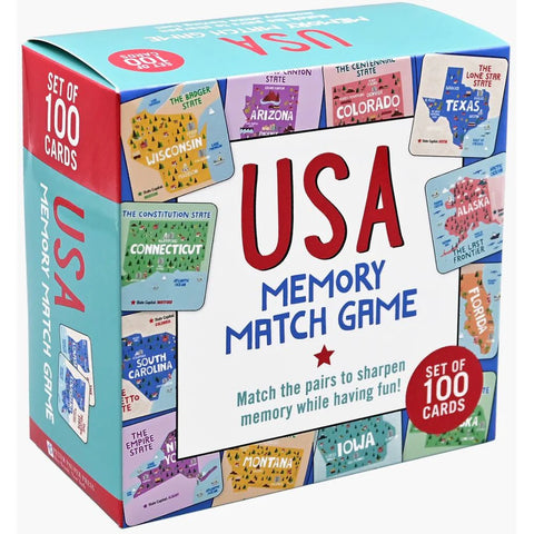 USA Memory Match Game