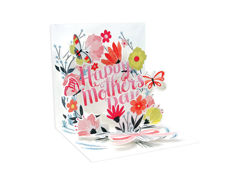 Springtime Bouquet Pop Up Card