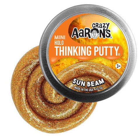 Crazy Aarons Sun Beam Thinking Putty 2" Mini Tin