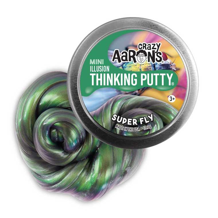 Crazy Aarons Super Fly Thinking Putty 2" Mini Tin