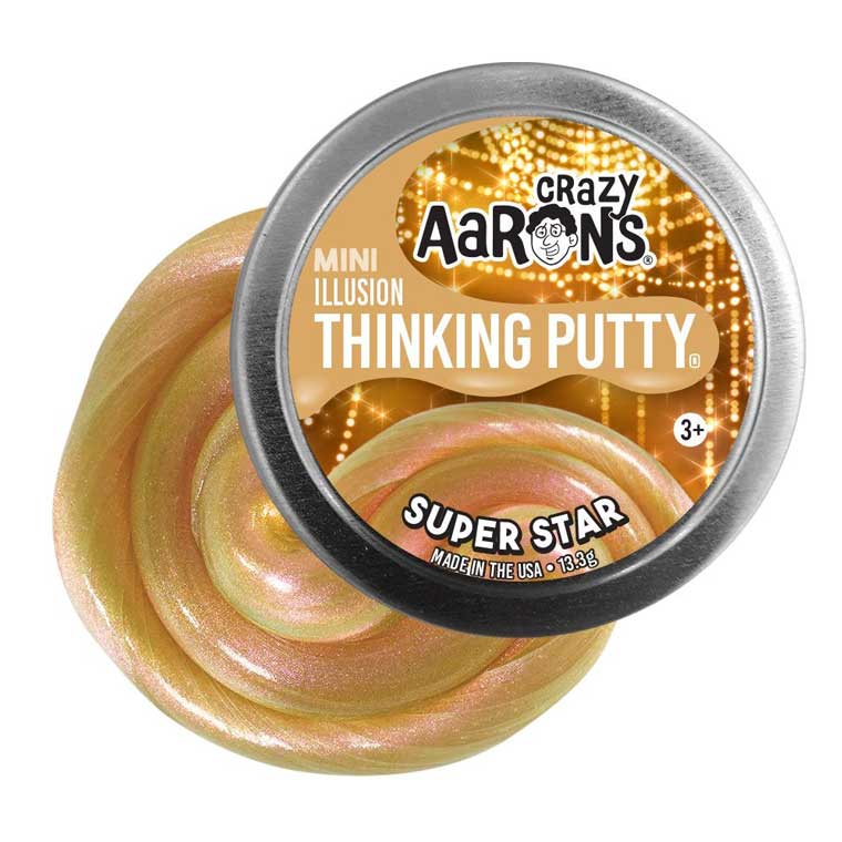 Crazy Aarons Super Star Thinking Putty 2" Mini Tin