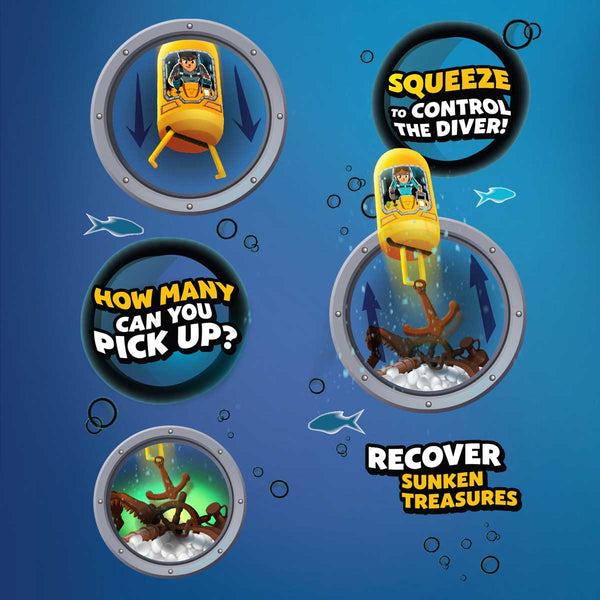 Clawsome Treasure Diver Water Game