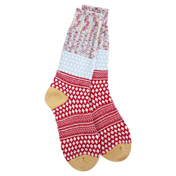 Holiday Textured Crew Socks