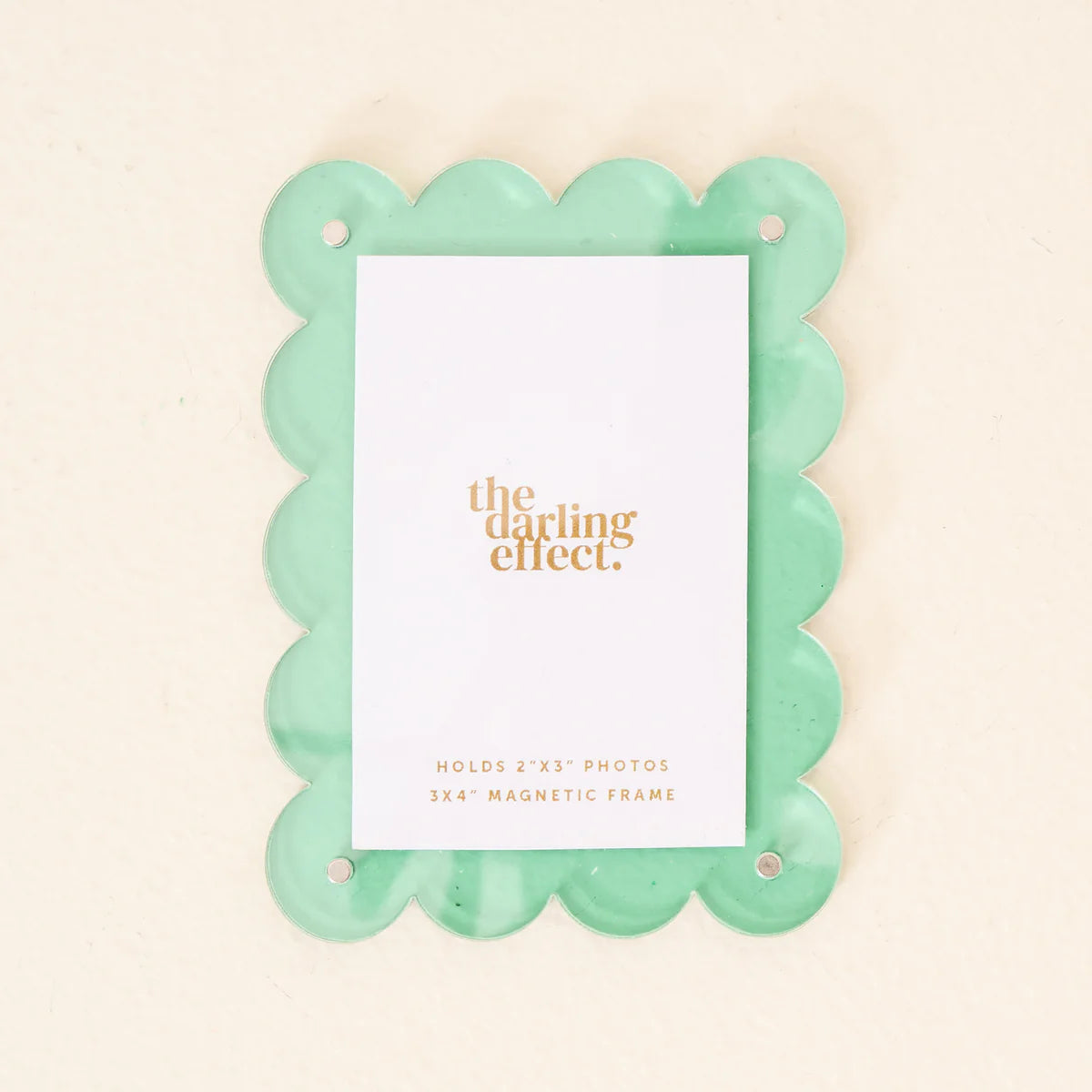 Mint Green Mini Acrylic Picture Frame Magnet