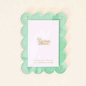 Mint Green Mini Acrylic Picture Frame Magnet