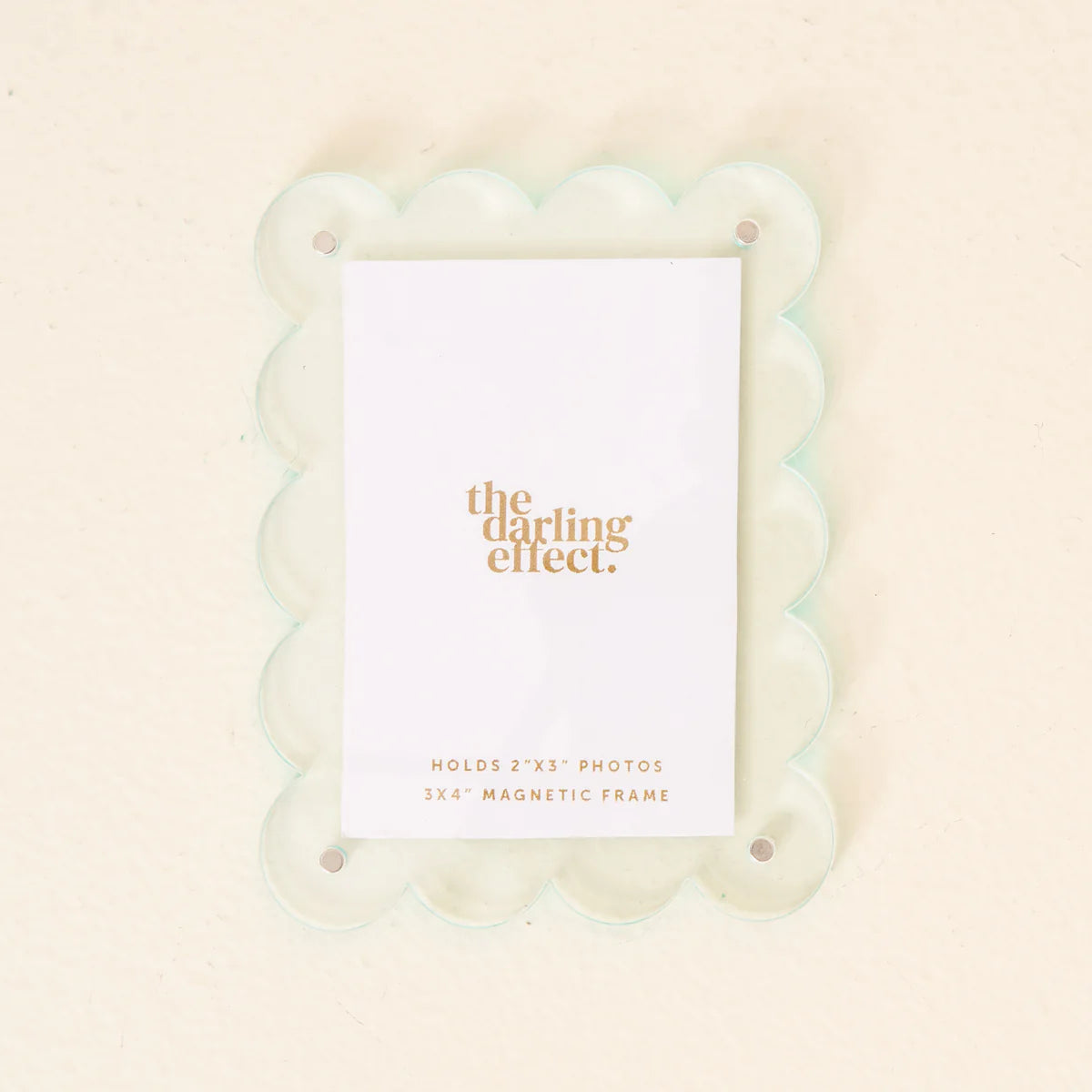 Pale Blue Mini Acrylic Picture Frame Magnet