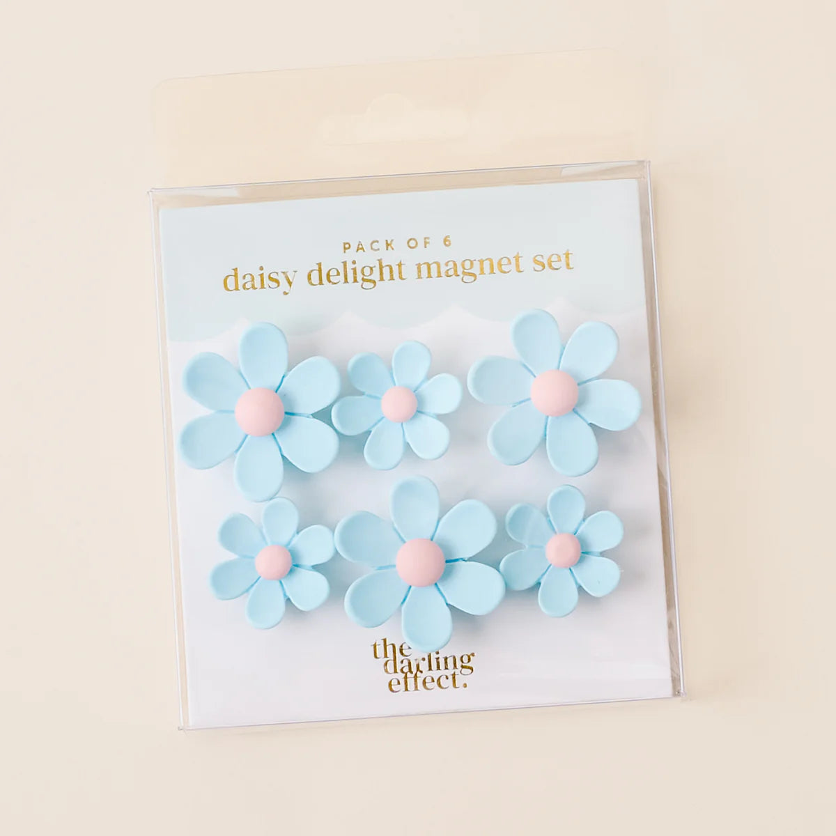 Daisy Delight Magnet Set - Blue