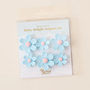 Daisy Delight Magnet Set - Blue