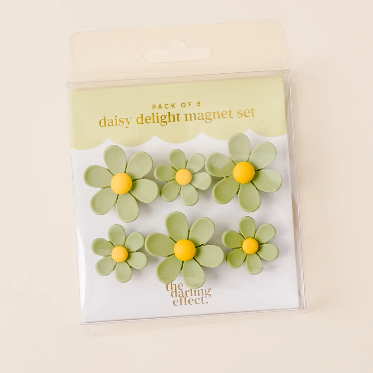 Daisy Delight Magnet Set - Green