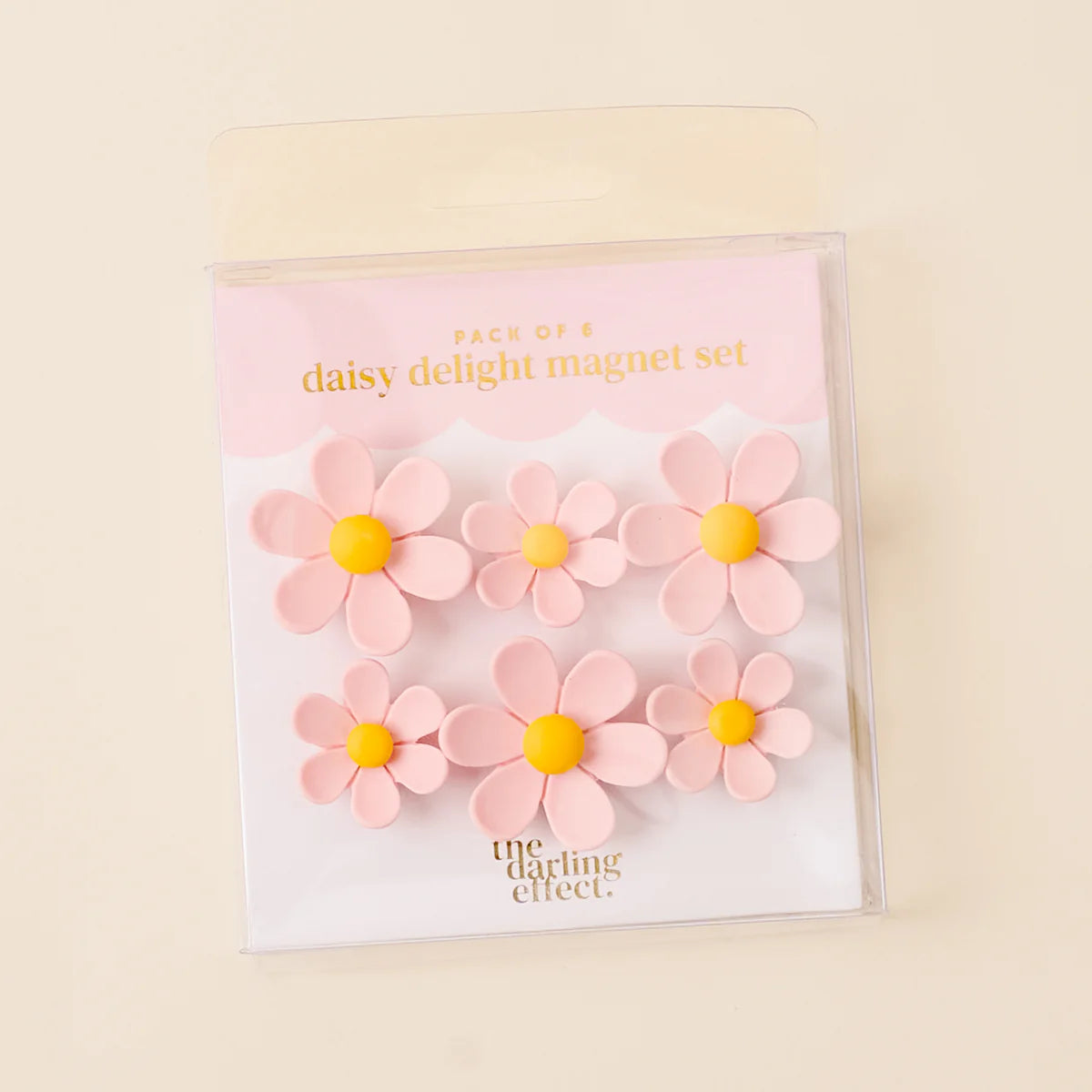 Daisy Delight Magnet Set - Pink