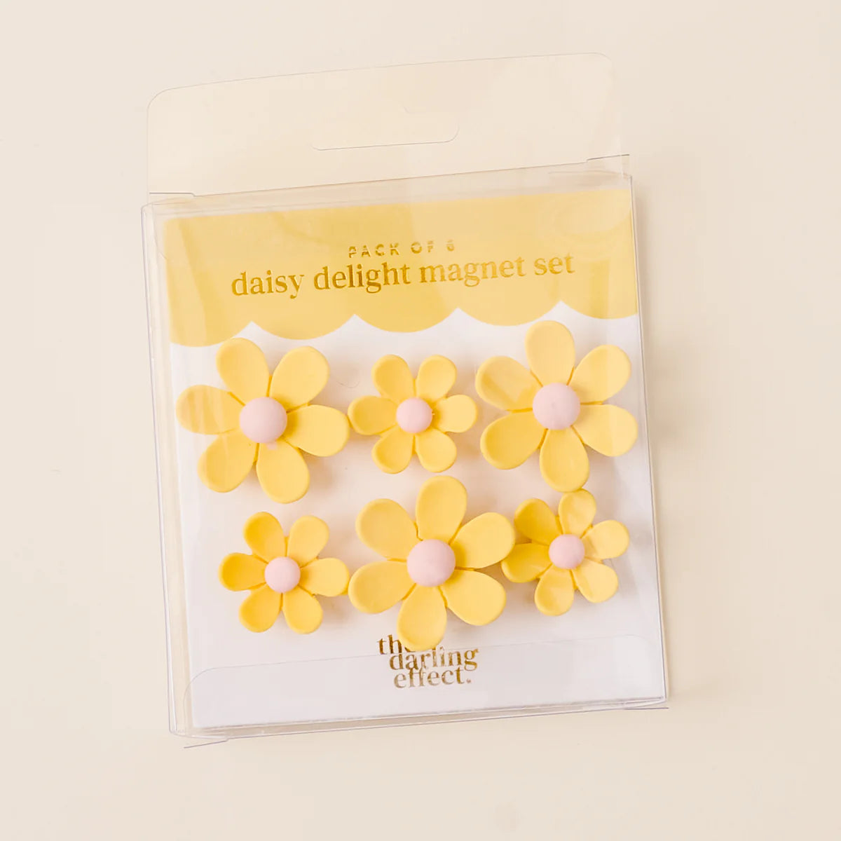 Daisy Delight Magnet Set - Yellow