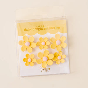 Daisy Delight Magnet Set - Yellow
