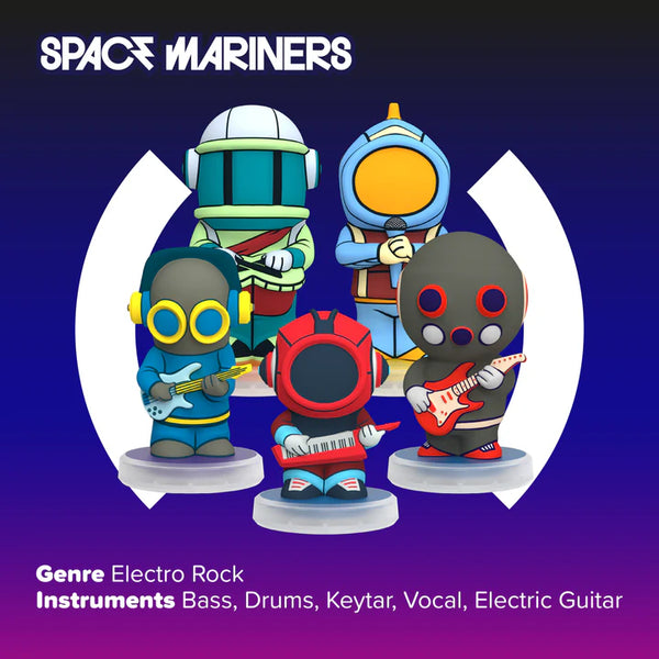 Space Mariners: 5 Figurine Electro Rock Band