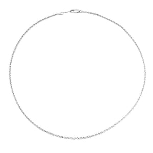 Rope Chain White Gold 20"