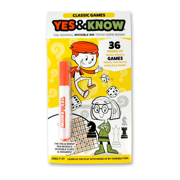 Yes & Know Play and Learn Books - Classic Games