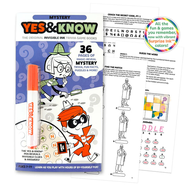 Yes & Know Play and Learn Books - Mystery