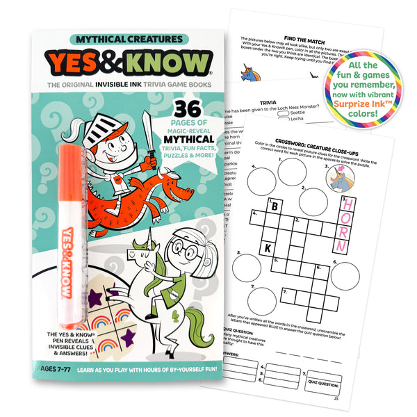 Yes & Know Play and Learn Books - Mythical Creatures