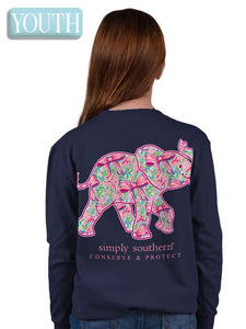 Elephant Track LS Tee - Bow YOUTH