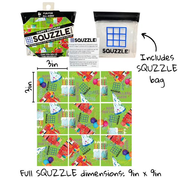 Happy Birthday Squzzle Puzzle