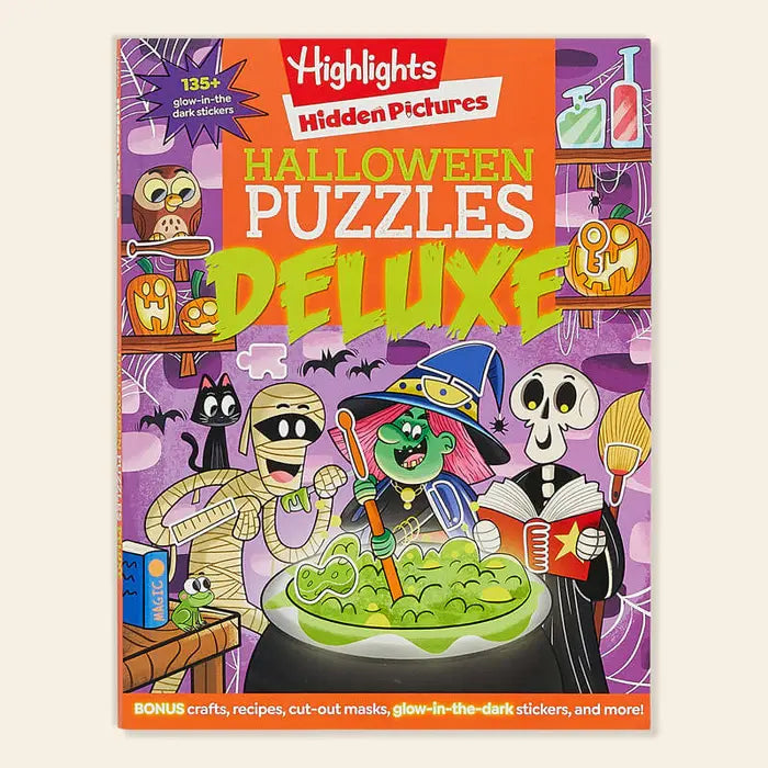 Highlights Hidden Pictures Halloween Puzzle Deluxe Book