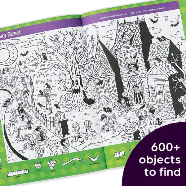 Highlights Hidden Pictures Halloween Puzzle Deluxe Book