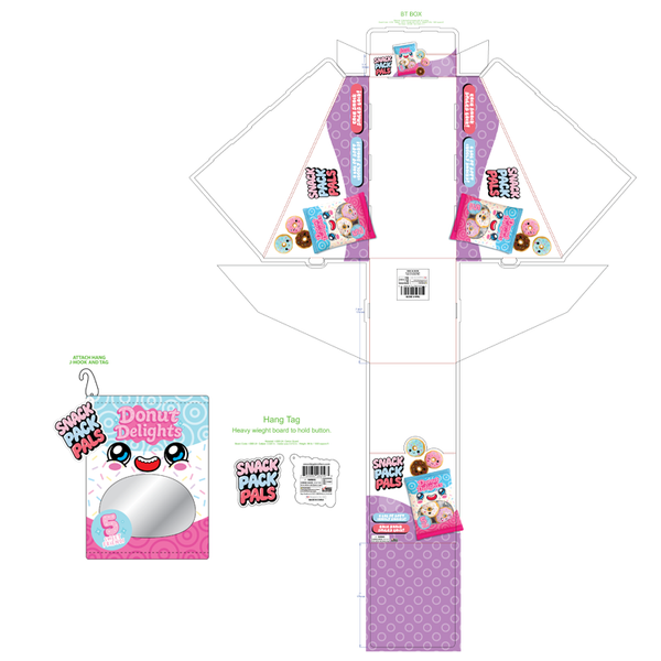 Snack Pack Pals Collectible Plush Toy - Assorted