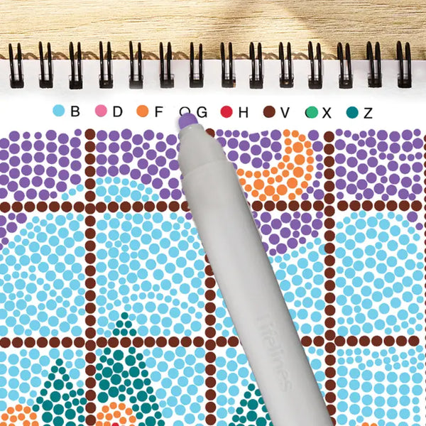 Lifelines FlowArt Dot-by-Letter - Snowed In