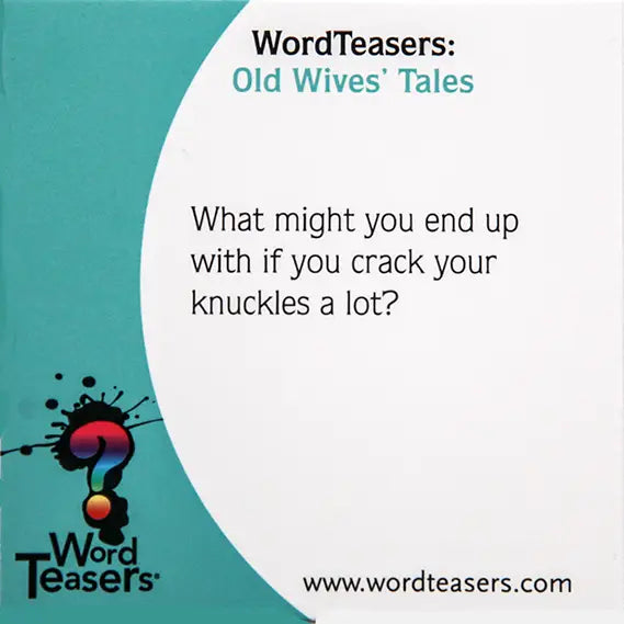 Old Wives' Tales Conversation Starter Cards