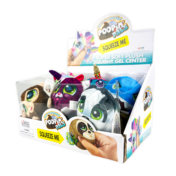 Plush Squeeze Poopin' Pal Toy - Assorted