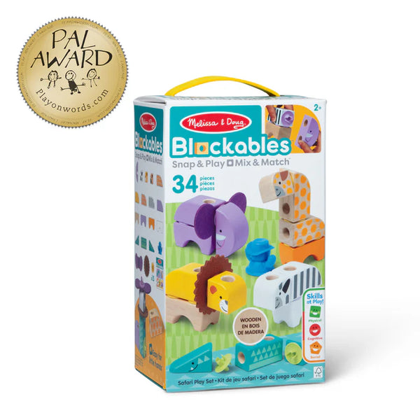 Melissa & Doug Blockables Play Set - Safari