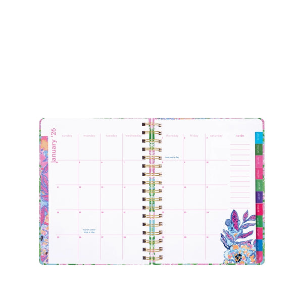 Lilly Pulitzer Isalnd Garden Jumbo 17 Month Agenda