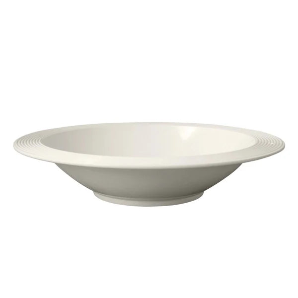 Melamine Shallow Bowl - Pinstripes