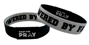 Powered By Faith Tap to Pray Wristband