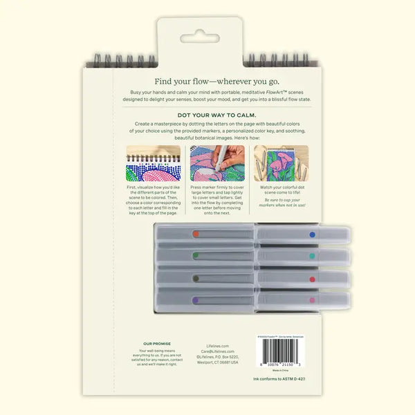 Lifelines FlowArt Dot By Letter - Botanicals