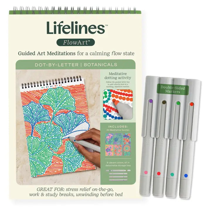 Lifelines FlowArt Dot By Letter - Botanicals