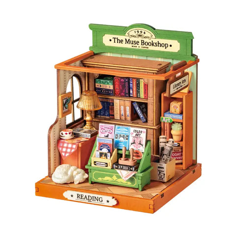 The Muse Bookshop DIY Miniature House