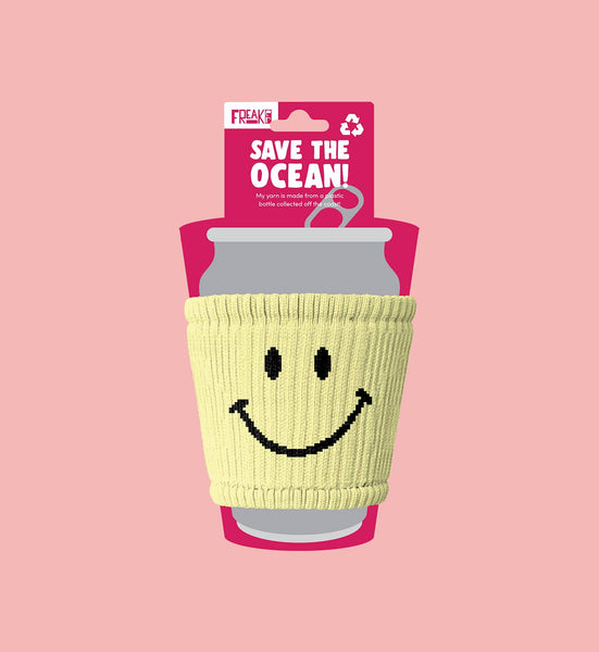 Smiley Face Reusable Koozie