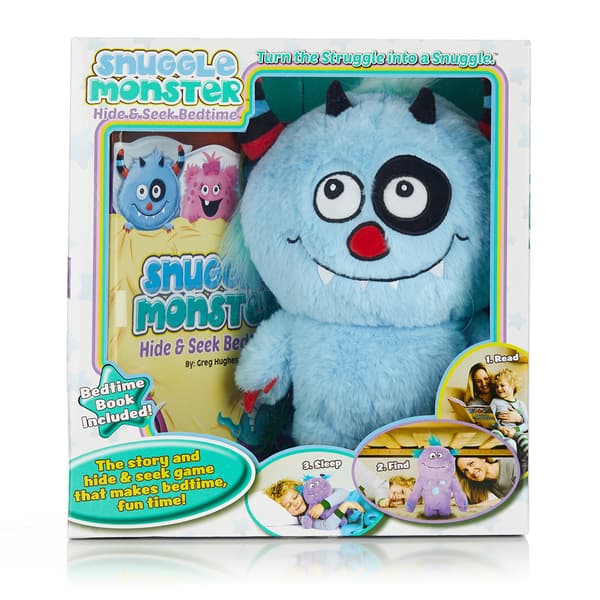 Snuggle Monster Hide & Seek Bedtime - Blue